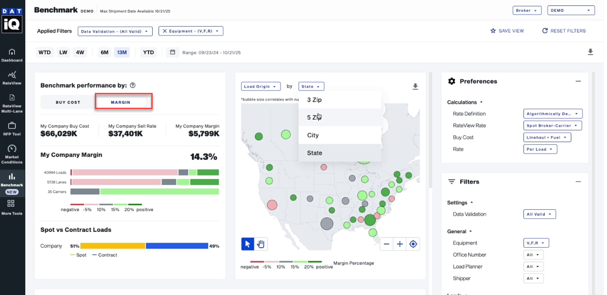 [Video] Understanding Margin metrics in iQ Benchmark | DAT iQ Help Center