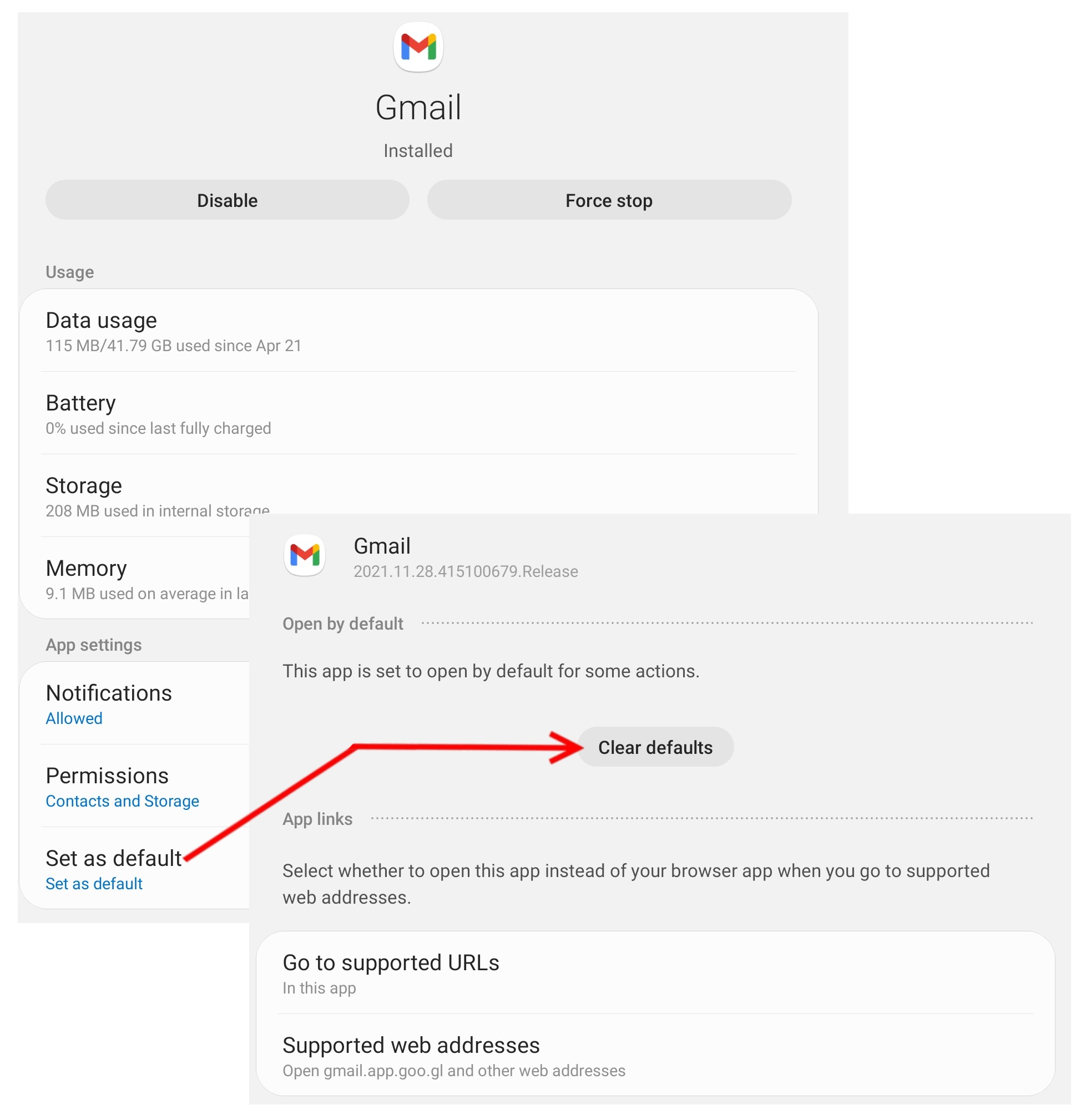 How to change the default email app or default email address on Android ...