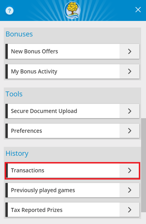 How to View Transactions | Michigan Lottery FAQ