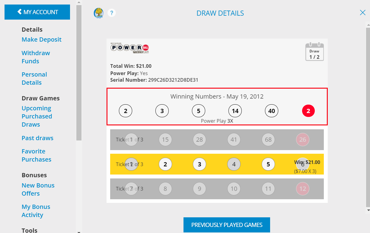 How to View Past Draws | Michigan Lottery FAQ