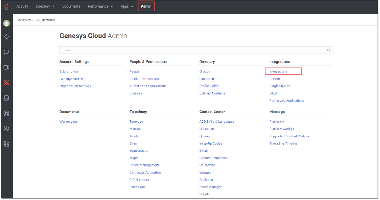 Shelf Genesys Cloud Integration Shelf App Installation Guide Shelf