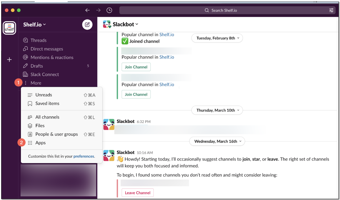 Slack Shelf App Installation Guide | Shelf Help Center