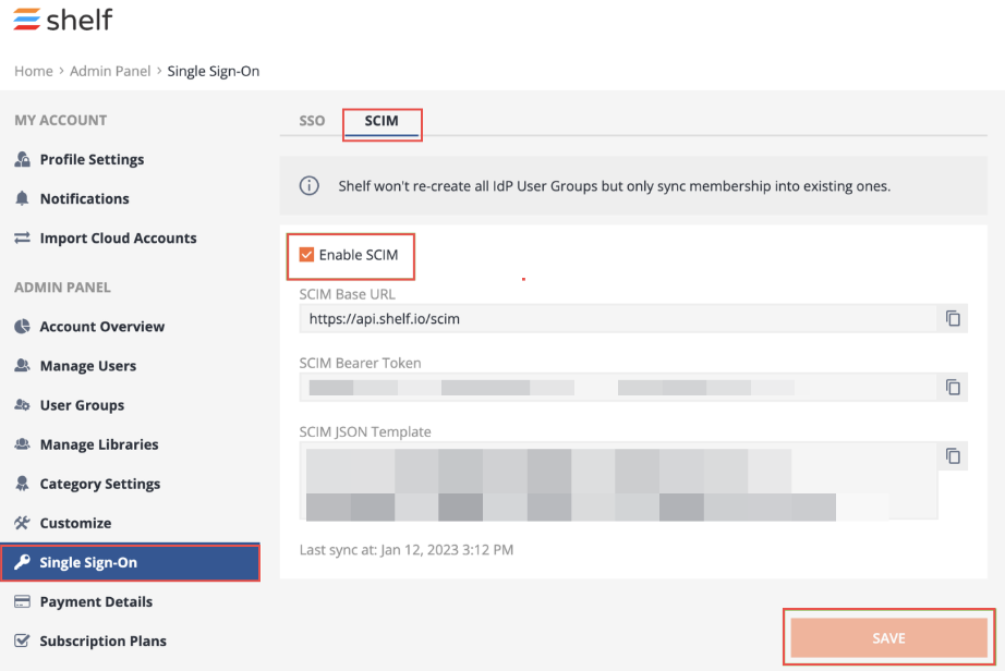 OKTA SAML and SCIM for Shelf Guide | Shelf Help Center