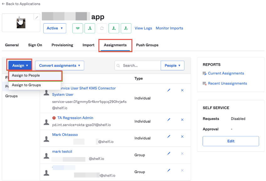 OKTA SAML and SCIM for Shelf Guide | Shelf Help Center