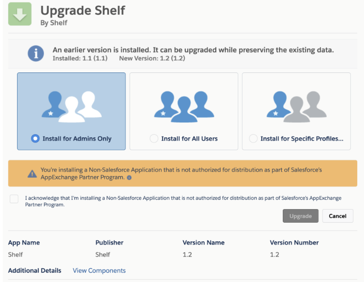 Shelf App for Salesforce: Installation and Configuration Guide_V.2.2 ...