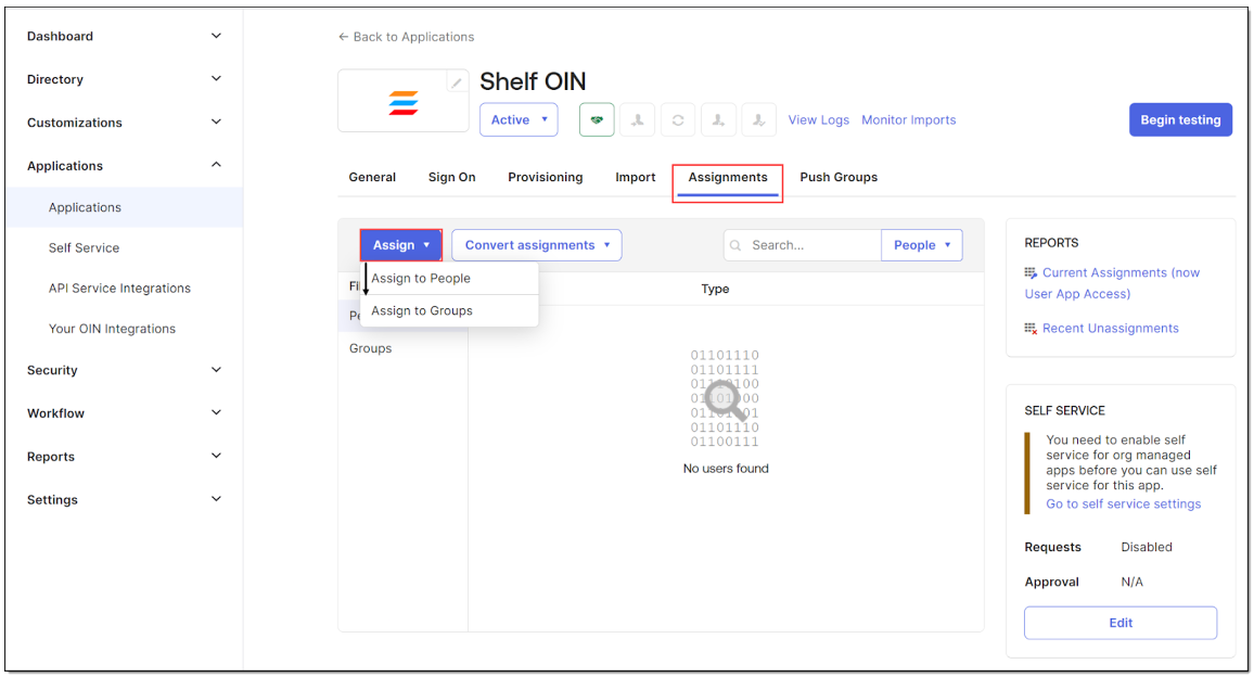 Shelf SAML SSO with SCIM: Okta Setup Guide | Shelf Help Center