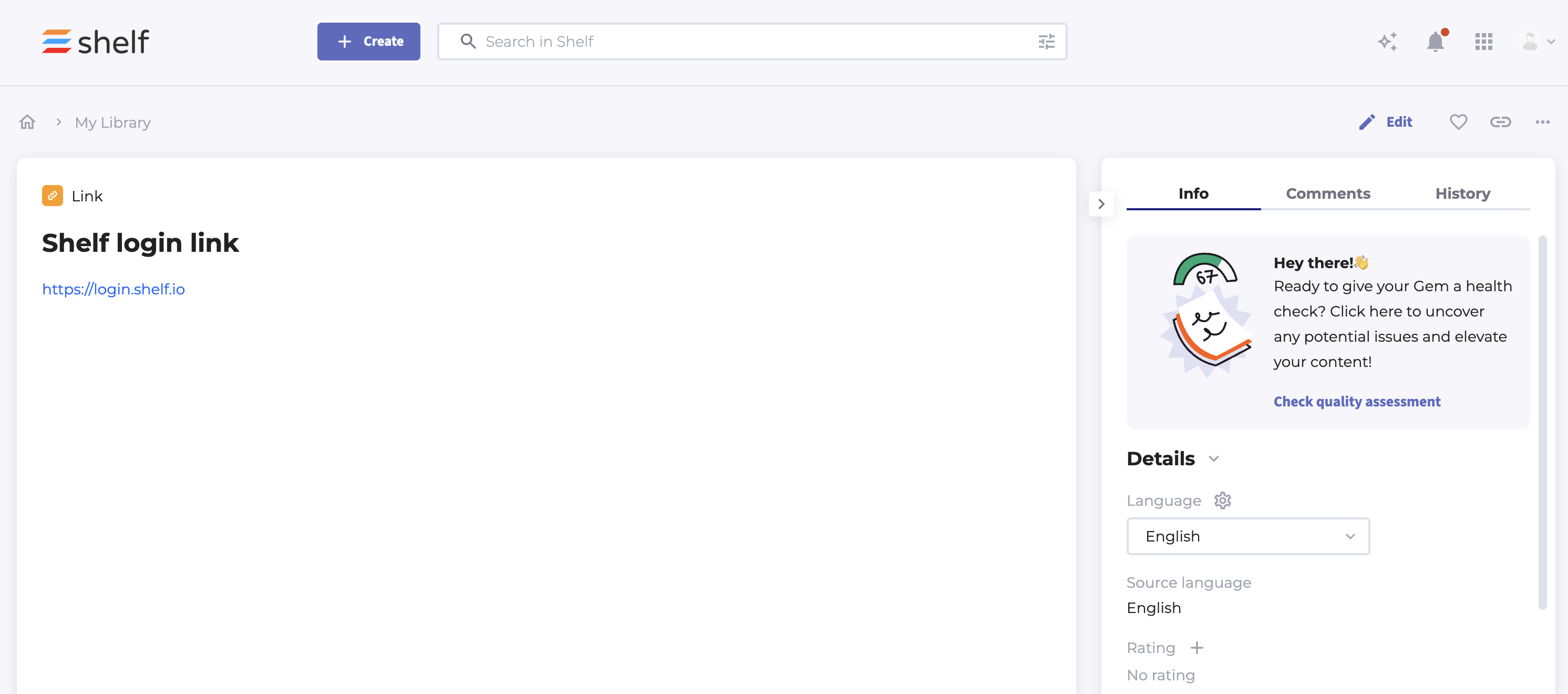 Content Types Overview | Shelf Help Center